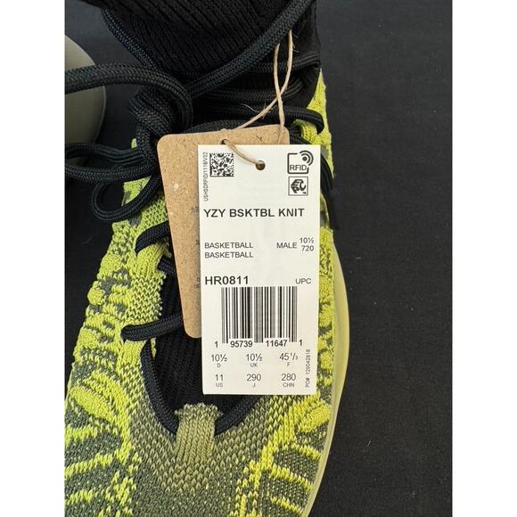 Size 11 - adidas Yeezy Basketball Knit Energy Glow main image 6